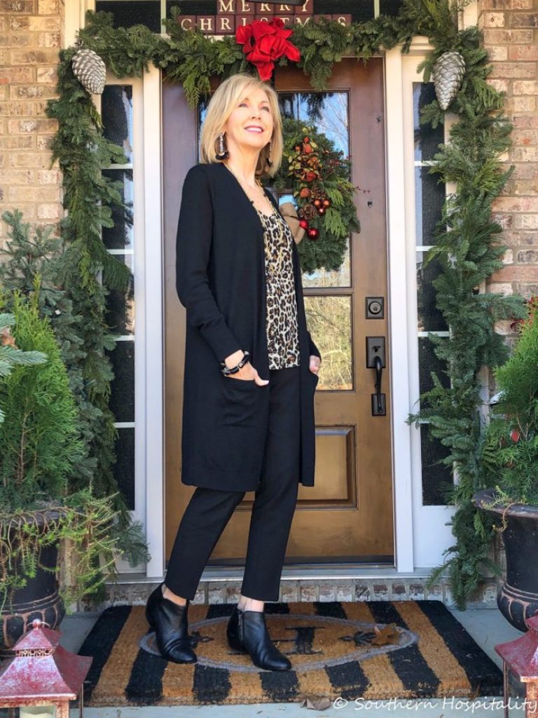 I'm back for Fashion over 50 today and sharing an outfit that I wore to church last week