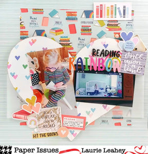 Reading Rainbow Scrapbook Page feat