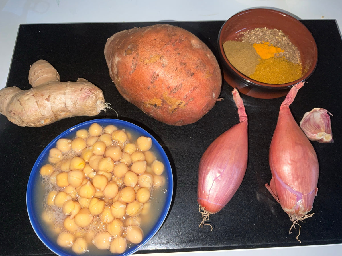Sweet Potato, Chickpea and Spinach Curry &ndash; Best Pixel Design