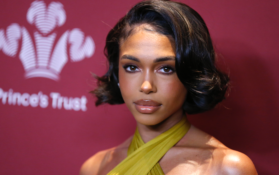 Lori Harvey Brings the Heat in Sheer Lace Pants and a Lingerie Tank