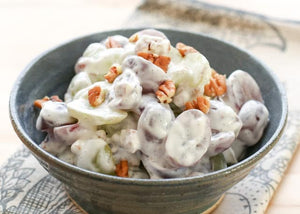 Creamy Grape Salad with Pecans