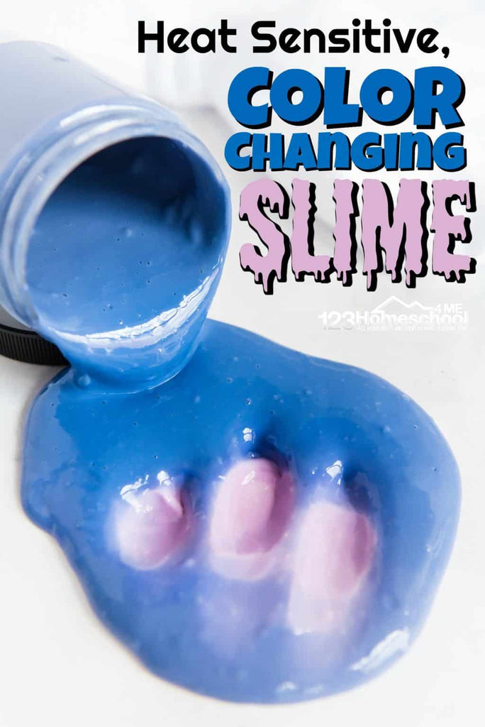 Amazing, Heat Sensitive Color Changing Slime Recipe