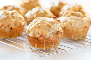 Glazed Pumpkin Spice Muffins