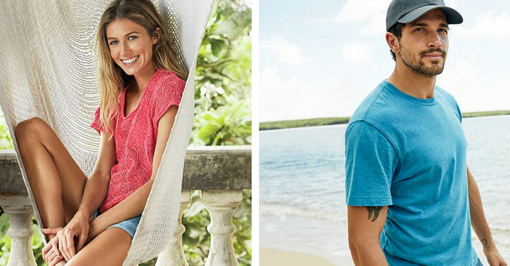 Eddie Bauer offers t-shirts and tank tops from just $13, today only