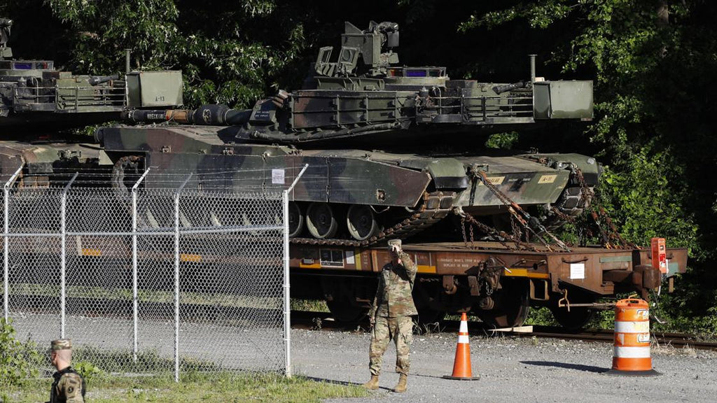 Photographer spots 4 tanks on flatbeds as Trump says tanks will be part of his July Fourth celebration