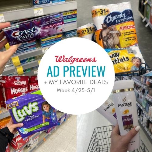 Walgreens Ad Preview & Shopping List Starting 4/25/21! Cheap Diapers, Detergent, Paper Products & MORE!