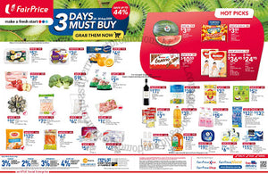 NTUC FairPrice 3 Days Must Buy Promotion 28 - 30 August 2020