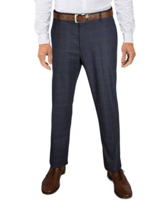 Tommy Hilfiger Men’s Modern-Fit TH Flex Stretch Check performance Pants only $10.49