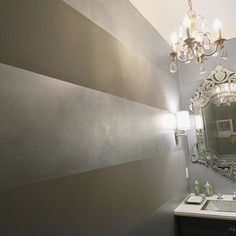 Outstanding Metallic Silver Wall Paint
