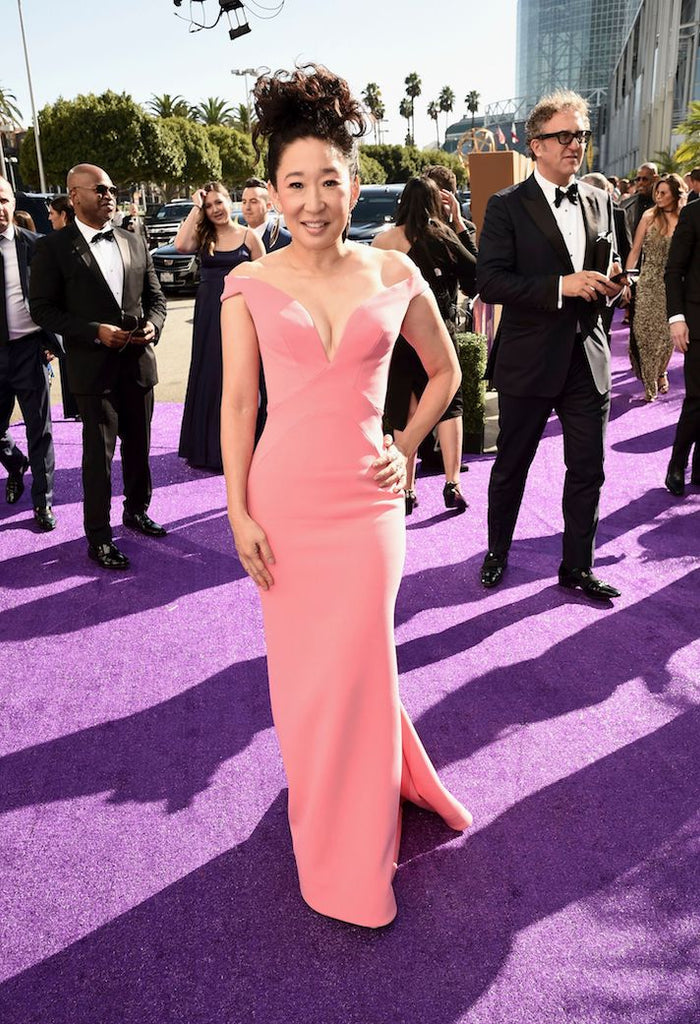 Sandra Oh’s Stunning Emmys Look Is Very Barbie-Inspired
