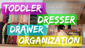 My 2 daughters share a room and in the video I explain how I organize the shared dresser for them