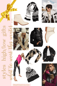 High/Low Winter Fashions And Gift Ideas