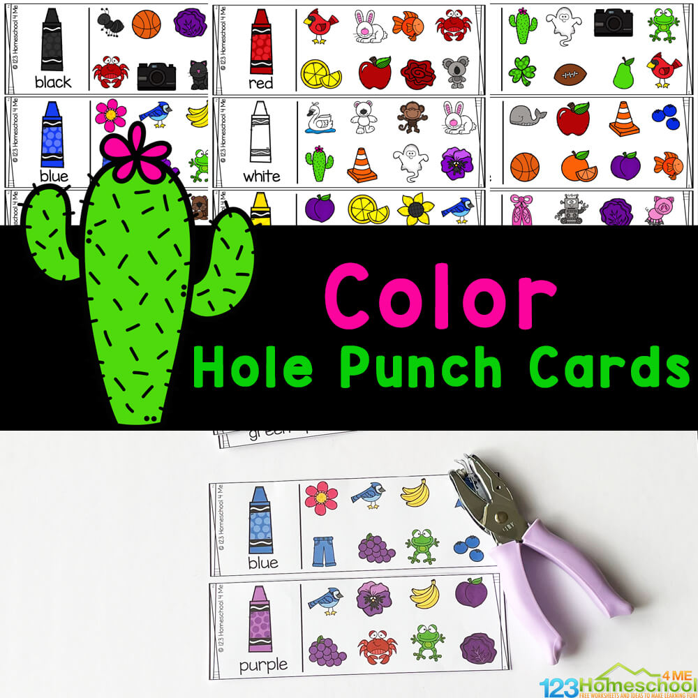 FREE Printable Colour Recognition Activities