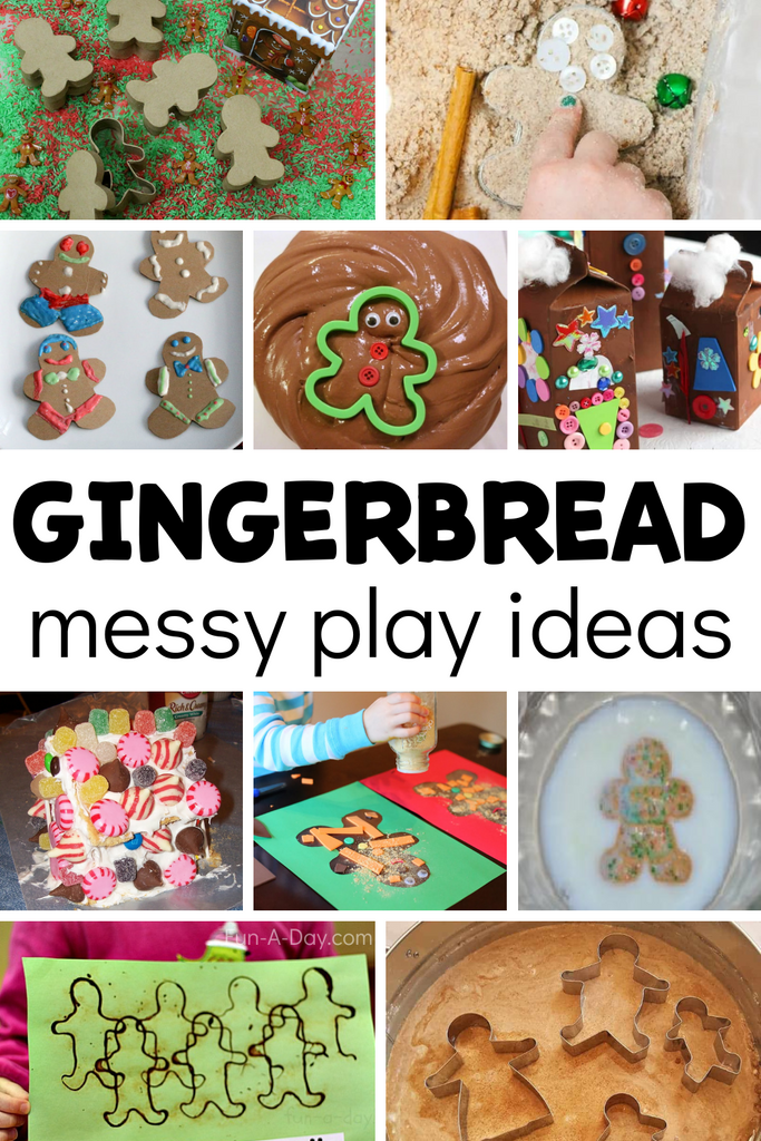 10 Gingerbread Messy Play Ideas