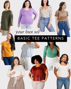 Your (Not So) Basic T-Shirt Sewing Patterns