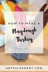 How to Make a Playdough Turkey