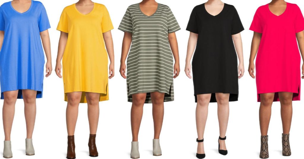 Walmart Plus Size Dresses Only $6.50  + More Clothing Clearance Finds from $4