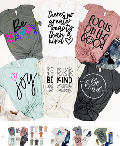 Be KIND Tees for $14.99 (was $29.99) 3 days only.