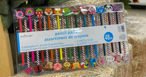 Creatology Pencil Party 48-Pack Just $3.99 on Michaels.com | Perfect for the Teal Pumpkin Project