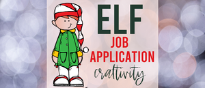 Santa’s Elf Job Application Writing Craftivity