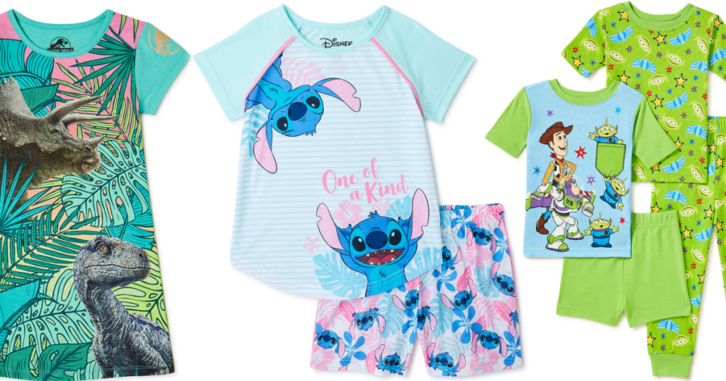 Kids Pajamas from $5.98 on Walmart.com (Regularly $15) | Disney, Dinosaurs & More