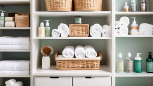 Bathroom Closet: Shelf Organization Tips