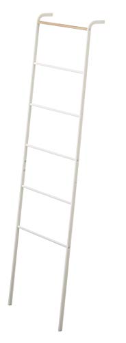 YAMAZAKI home Leaning Ladder Rack, White