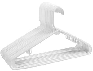 ZOYER Plastic Hangers (60 Pack) Standard Long Lasting Tubular