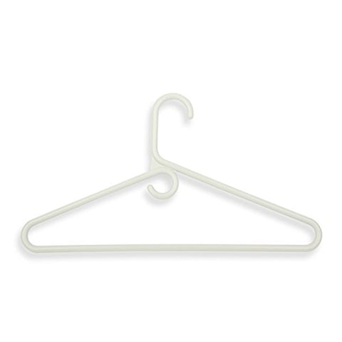 Honey-Can-Do HNGT01178 86g Super Heavyweight Hangers Light-Gray, 18-Pack