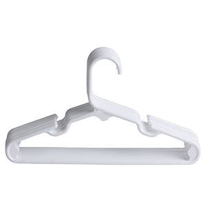 U-emember Pp Racks Home Adult Clothes Rack Clothes Rack Clothes Rack Of Plastic Non-Marking Clothes Hangers Clothes Holding A Coat Hanger, 10, White Children