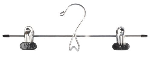 Pro-Mart DAZZ Skirt Hanger, Chrome, Set of 3