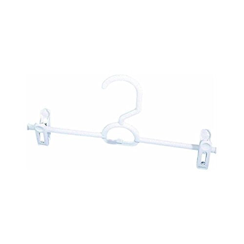 Tamor Plastics Corp 6704WH2.12-Inch Skirt or Pant Clothes Hanger, Pack of 2