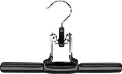 Mawa Mat Super Grippy 10" Clamp Pant Hanger Set of 6, Black