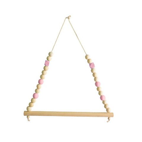 buyanputra Nordic Lovely Wooden Clothes Hanger,Wall Hanger Pendant Decoration for Kids Room Nursery