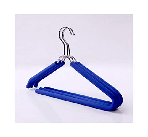 Xyijia Hanger 10 Pcs/Lot Colorful Strong Soft Sponge Padded Metal Hanger for Both Tops Clothes and Pants