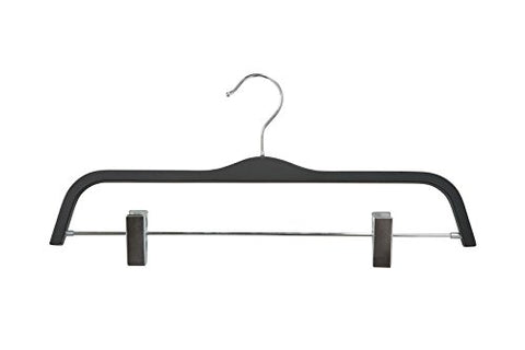 Newtech Display HWB-S14/BLK Pants/Skirt Hanger, 14" Size, (Pack of 100)