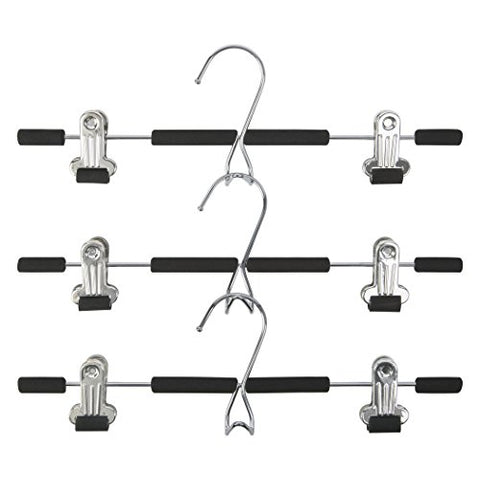 Friction Clips Skirt/Trouser Hanger (Set of 3)