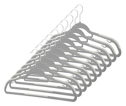 Whitmor Sure-Grip Suit Hangers Set of 10