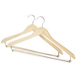 Whitmor GRADE A Wood Suit Hangers (Set of 2)