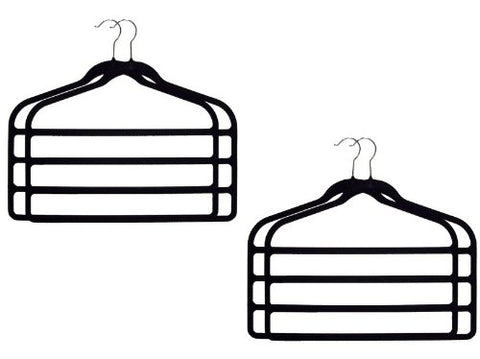 DG SPORTS Hanger for Bar Pants, Black, (Pack of 4)