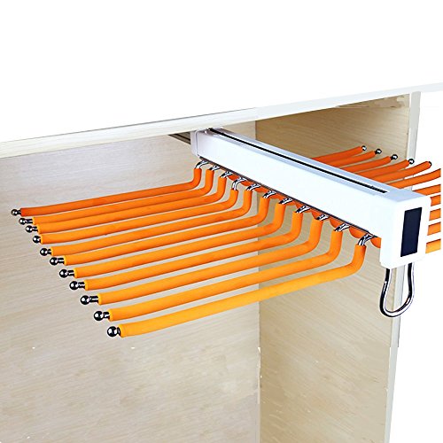 LUANT Closet Arm Pants Hanger Bar Clothes Organizers with 22 Arms for Space Saving and Storage,24-2/5" x 18"