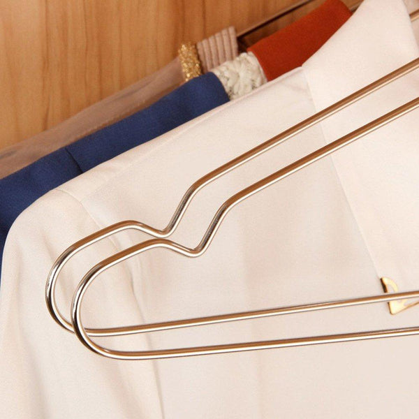 Ecolife Sunshine Stainless Steel Clothes Hangers 16.5 inch, Set of 10