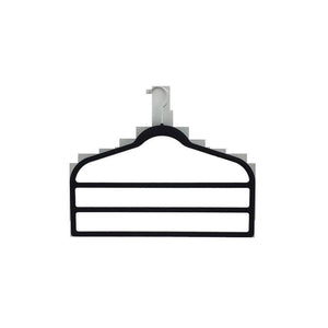 3 Tier Flocked Pants Hangers 2 Pack