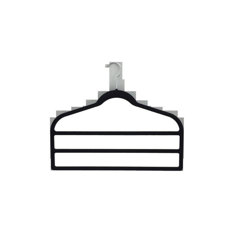 3 Tier Flocked Pants Hangers 2 Pack